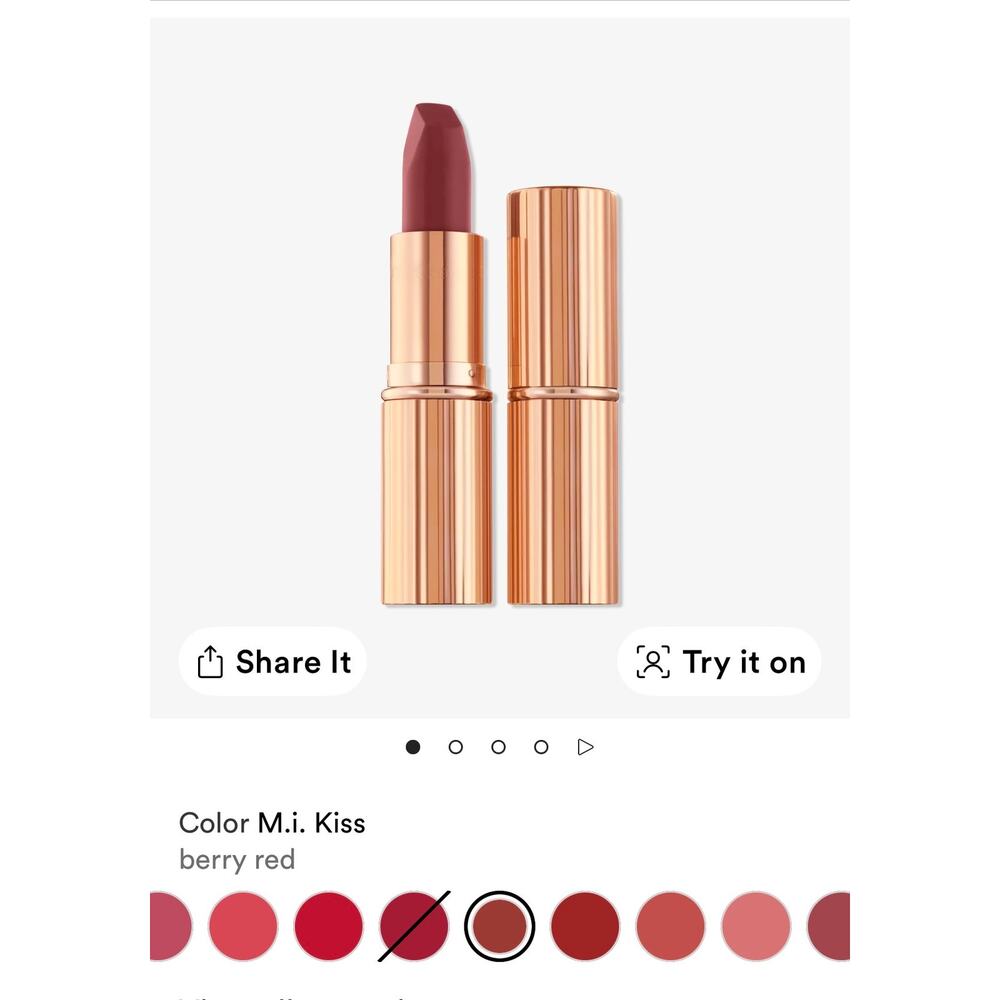Charlotte Tilbury M I KISS matte revolution lipstick new in box